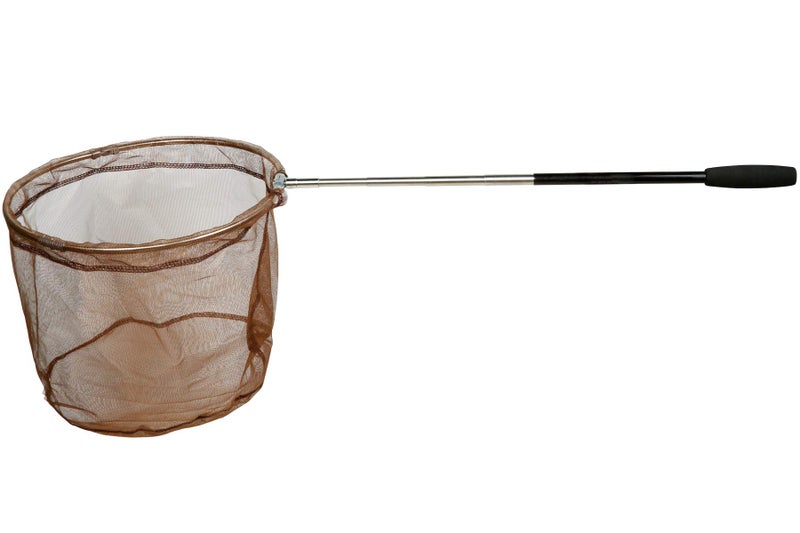 RESTCLOUD Bait Net and Fishing Landing Net with Telescoping Pole Handle Extends to 59 inches (Brown) - Image 3